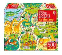 Kirsteen Robson Usborne Book and Jigsaw At the Zoo (Tascabile)