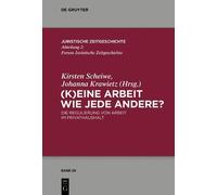 Kirsten Scheiwe (K)Eine Arbeit wie jede andere? (Copertina rigida)