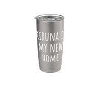 Kiruna è la mia nuova casa Bicchiere termico in acciaio inox doppia parete