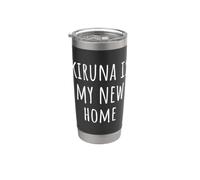 Kiruna è la mia nuova casa Bicchiere termico in acciaio inox doppia parete