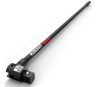 KIRXST Chiave a Bussola 1/2", Breaker Bar Sbarra de 810 mm per Ruote Auto, Quadro Maschio Snodato, Sbarra da Nero Infrangibile Satinata