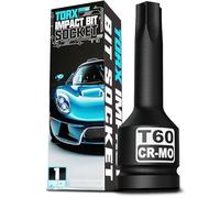 KIRXST Chiave a Bussola Torx a Stella, Punta T60 1/2" Pollice, CR-MO, Adatto per Le Automobili L'Attrezzatura Della Famigli