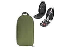 KIRYU Accessori essenziali da campeggio, accessori da campeggio e da viaggio, organizer per utensili da cucina, portatile, per picnic, barbecue, roba (verde)