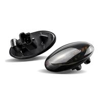 KIRYU Auto Indicatore Direzione Retrovisore 2 Pezzi Per Citroen Per Berlingo 2002-2020 Dispatch 2007-2020 Jumpy 2007-up Indicatore Direzione Dinamico LED Luce Posizione Laterale(NO Dynamic Smoked)