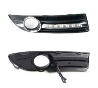 KIRYU Auto Indicatore Direzione Retrovisore Luce Di Marcia Diurna A LED DRL Con Luce Diurna Con Indicatore Di Direzione Giallo Per VW Per Polo 9n3 2005 2006 2007 2008 2009 2010(Bianco)