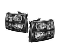 KIRYU Proiettore Anteriore Fari Per Chevrolet Per Silverado | 1500 2500 HD 3500 HD 2007-2013 Coppia Fari Alogeni GM2502280 GM2503280 Fari Senza Lampadina