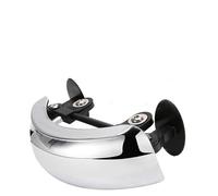 KIRYU Supporto Staffa Navigazione Moto Moto Borsa Laterale Telefono Supporto Navigazione Blocco Sicurezza Riser Manubrio Copricuscino Per Loncin Per VOGE 300 RALLY GY(Blind Spot Mirror)