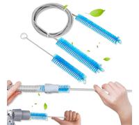 KIRZAX 1 set Spazzola per la Pulizia di Tubi e Maschere CPAP,Diametro delle Spazzole 15 mm e 19 mm, adatta per tutti i tipi di tubi CPAP