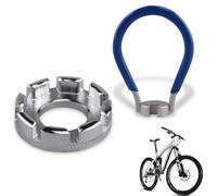 KIRZAX 2 Tiraraggi Bici Universale, Bicicletta Tiraraggi,Tiraraggi 6 in 1 Tira Raggi Regolazione dei Cerchioni 10-15G per Raggi per Bicicletta