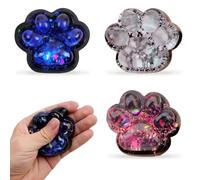 KIRZAX 3 Pezzi Giocattoli da Spremere Zampe di Gatto, Kawaii Giocattolo Antistress, Squishy Giocattoli Zampa di Gatto, Squishy Giocattolo Fidget Carino per Bambini e Adulti