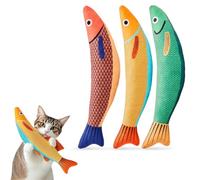 KIRZAX 3 Pezzi Giocattolo Catnip, Giocattolo di Erba Gatta, Giocattoli per Gatti Eccitanti, Giocattolo Interattivo per Calci Di Gatto,Giochi Interattivi per Giocare, Mordere, Masticare