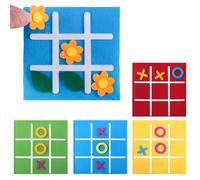 KIRZAX 4 Pezzi Tic-Tac-Toe Gioco Tris Bambini, Gioco Educativo Tic-Tac-Toe, Regalo per Feste di Compleanno, Idea per Casa e Scuola,