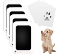 KIRZAX 4pcs Impronte di Mani e Piedi Cuscinetto del Timbro,Set Impronte Bimbi,Kit Impronte Neonato, Kit Impronte Neonato,per neonati da 0 a 6 Mesi Cucciolo Cane Gatto
