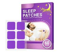 KIRZAX 60 Pezzi Sleep Patch Naturali,Cerotti per Adulti per il Sonno Profondo, Migliorano la Qualità del Sonno Rapidamente,Patch per Dormire Promuove Il Riposo e Il Ringiovanimento