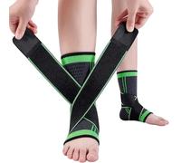 KIRZAX Cavigliera Sportiva, Cavigliera per Uomini & Donne,2PCS Cavigliera Ortopedica Regolabile,Supporto e Compressione per Infortuni alla Caviglia(L)