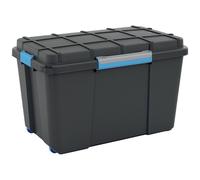 Kis Scuba Box Xl - 73,5X44,5X46H Nero/Man. Azz.Grigio