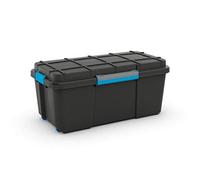 Kis Scuba Box L - 78 X 39,5 X 35 H Nero/ Man. Azz.Grigio