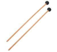 Kisangel 1 paio Bacchette per Lingua Legno con Testa Gomma Strumenti Musicali per Marimba e Xilofono con e Bacchette per Insegnamento e Pratica Musicale