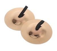 Kisangel 1 paio di cembali per dita, strumento musicale per danza del ventre, strumenti a percussione Zills per feste, mini cembali per dita per bambini, per scuola Montessori