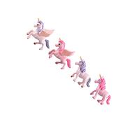 Kisangel 1 Set Decorazioni Unicorno Per Micro Paesaggio E Torte Adorabili Accessori Per Compleanni E Casual 4 Pezzi