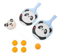 Kisangel 1 set di kit per l'allenamento al -pong da porta, giocattolo per l'interazione tra genitori e figli, con racchetta e palline, strumento per l'allenamento con palline da pong sospese