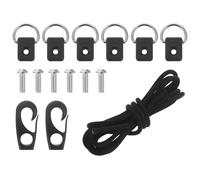 Kisangel 1 Set Elastiche per Ormeggio Kayak con Ganci Inossidabile Accessori Resilienti per Barche e Canoe per Sport Acquatici e Ancoraggio