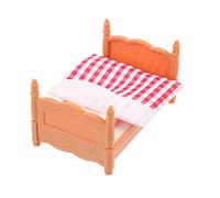 Kisangel 1 Set Letto Camera Mini Minuscolo Letto Della Casa Delle Bambole Di Mobili Piccola Decorazione Piccoli Mobili Per La Casa Stoffa Rosa