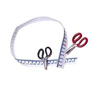 Kisangel 1 Set Mini Forbici Che Misurano Il Sovrano Miniature Arredamento Bambola Giocattoli in Miniatura Accessori Per La Casa Delle Bambole Mini Decorazioni Metallo