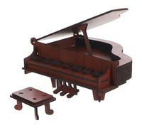 Kisangel 1 set Puzzle Legno per Kit DIY Pianoforte da Assemblare Educativo per Sviluppo Cognitivo e Coordinazione per Compleanni e