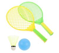 Kisangel 1 set Racchette Badminton per Palline Kit Completo per Giochi All Coordinazione e Relazione Genitore Facile e Usare Colore Casuale Colore Casuale