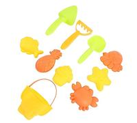 Kisangel 1 Set Spiaggia per Giocattoli da Sabbia Colorati Kit Educativo per Giochi per Ragazzi e Ragazze Sviluppo Cooperativo e Divertimento Colore Casuale