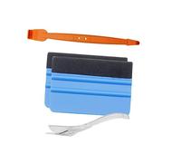 Kisangel 1 Set Strumenti per Applicazione Pellicole Auto Kit Professionale per Installazione Adesivi e Rimozione Include Spatola e Retrattile con Lame per Pellicole Viniliche