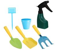 Kisangel 1 Set Utensili da Giardino per Kit Giocattoli Colorati per Giardinaggio con Mini Palette e Annaffiatoio Attività per Genitori