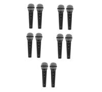 Kisangel 10 Microfono per Microfoni Simulati Ruolo Performance e Feste Accessorio Sicuro e Leggero per Sviluppare Musicali e La Timidezza