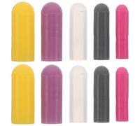 Kisangel 10 pezzi, 5 misure, copri-cerniera in silicone - Protezione antigraffio per la testina della cerniera - Coperture protettive antirumore per l'interno e il cestello di lavatrice e