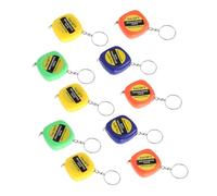 Kisangel 10 pezzi Flessometro Retrattile con Portachiavi Assortito Nastro Tascabile Resistente per Misurazioni Precise in Fai da Te Cucito e Carpenteria Design Compatto e Colore Casuale