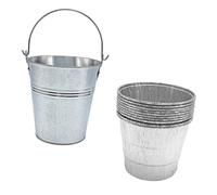 Kisangel 10 Pezzi Secchio per Barbecue Esterno con Inserti in Resistente e Facile da Pulire per Barbecue da e