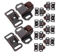 Kisangel 10 Set Roller Latch Regolabile in Metallo per Sostituzione Serratura Porta Cassetta Postale Fermo Scorrevole Compatto per Riparazione Outdoor e Mobili