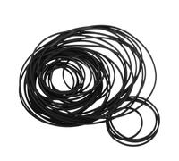 Kisangel 100 pezzi Cinghie in Gomma per Registratori Cassette Cinturini Quadrati Pieghevoli per Riparazione e Manutenzione di Dvd CD Vcr Sostituzione Cinghie Mangiacassette per Prestazioni