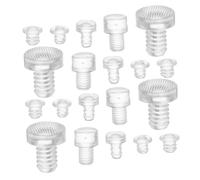 Kisangel 100 Pezzi Cuscinetti Ammortizzatori Trasparenti per Mobili Protezione Mobile Paracolpi Silenziosi Anticollisione per Sportelli Armadio e Piedini Tavolo Sedia