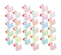 Kisangel 100 Pezzi Mini Anatre in Luminescenti Glow in The Dark Decorazioni Micro Paesaggio per DIY e Feste Figurine Animali in Odore Effetto Duraturo
