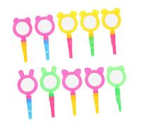 Kisangel 10pezzi Ingrandimento Mini Per Ragazzo Con Fischietto Strumenti Da Detective Tascabili Per Asilo Giocattoli Scientifici Educativi Per Feste e Premi