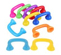 Kisangel 10pezzi Telefono Giocattolo in Plastica Per Ragazzo Strumento Pratica Pronuncia e Feedback Uditivo Per Casa Asilo Sviluppo Del Linguaggio Dei Ragazzo