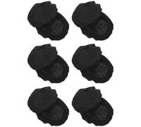 Kisangel 12 Copri Auricolari Elastici Neri per Cuffie Over-ear 9-11 Cm, Protezione Antipolvere e Anti-sudore, Lavabili e Riutilizzabili per Palestra, Studio e Uso Quotidiano