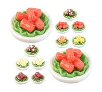 Kisangel 12 Miniature Verdure Modelli per Casa delle Bambole Cibo per Decorazioni Scene in Miniatura e Giochi di Ruolo