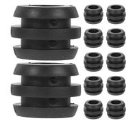 Kisangel 12 Pezzi Paraurti in Gomma per Biliardini Boccole Rondelle per Aste Standard 3X3X25 CM Accessori per Tavoli da Calcio Balilla per Gioco Domestico e da Bar