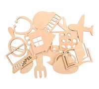 Kisangel 12pezzi Biglietti in Legno Per Tappe Fondamentali Del Ragazzo Ragazza Ragazza Decorazioni Per Feste Dei Cento Giorni Accessori Per Foto Del Ragazzo Biglietti Commemorativi