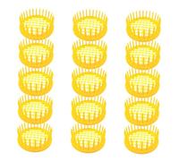 Kisangel 15 Pezzi Gabbie Api Plastica Resistente Ventilazione per Isolamento e Allevamento Strumenti Apicoltura Portatili per Gestione Efficiente Arnie