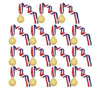 Kisangel 15 Pezzi Medaglie d Oro per Numeri e Motivo Premi per Calcio Basket e Ginnastica Medaglie per Competizioni Sportive e Feste