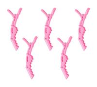 Kisangel 15 Pezzi Mollette Chioma Rosa a Coccodrillo, Leggere e Robuste | Plastica, Design Semplice, Uso Individuale e Salone, Tengono i Chioma Saldi senza Segni